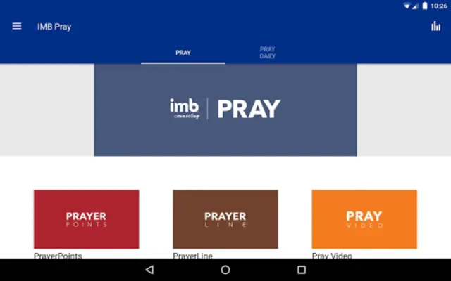 IMB Pray android App screenshot 3